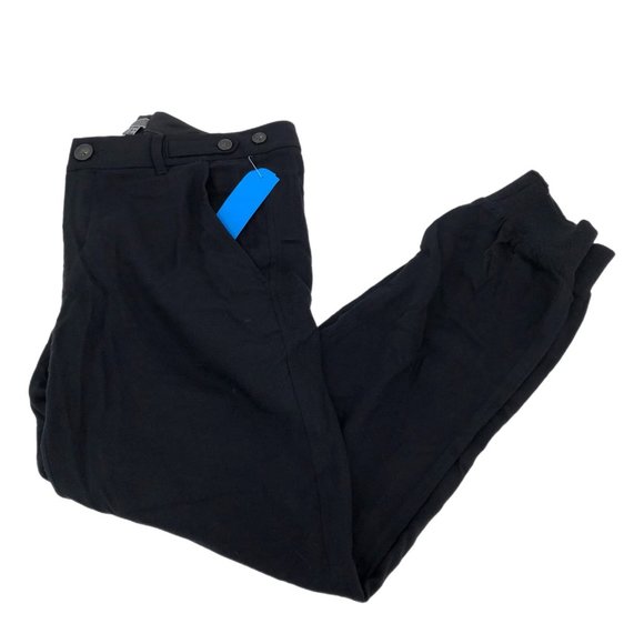 Vince Black Mid-Rise Track Pants | Regular Size 8 - Picture 1 of 6